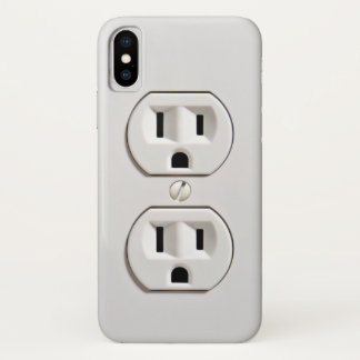 Case-Mate iPhone Case Faux débouché électrique drôle