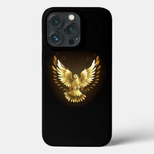 Case-Mate iPhone Case Faux Gold Foil Peace Dove en noir