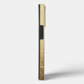 Coques Case-Mate iPhone Faux Gold Parties scintillant Nom et Monogramme (Verso / Droite)