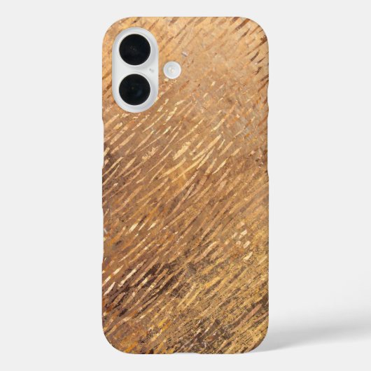 Coques Case-Mate iPhone Faux Golden Strokes Noël (Verso)