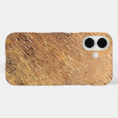 Coques Case-Mate iPhone Faux Golden Strokes Noël (Verso (horizontal))