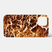 Coques Case-Mate iPhone Faux Hot Lava Texture (Verso (horizontal))
