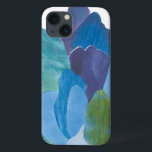 Etui iPhone 13 Faux Indigo I<br><div class="desc">Floral</div>