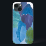 Etui iPhone 13 Faux Indigo I<br><div class="desc">Floral</div>