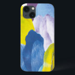 Etui iPhone 13 Faux Indigo III<br><div class="desc">Floral</div>
