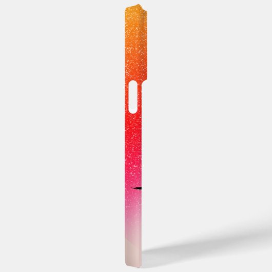 Coques Case-Mate iPhone Faux Lashes Chic Parties scintillant Rose Or (Verso / Droite)