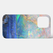 Coques Case-Mate iPhone Faux opal gemstone minéral bling bokeh hipster (Verso (horizontal))