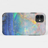 Coques Case-Mate iPhone Faux opal gemstone minéral bling bokeh hipster (Dos (Horizontal))