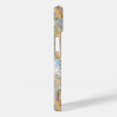 Coques Case-Mate iPhone Faux Opal Gemstone Mineral Gold Pierre Moderne (Verso / Droite)