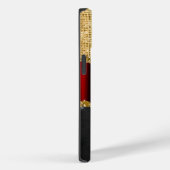 Coques Case-Mate iPhone Faux Parties scintillant élégantes Red Gold noir m (Verso / Droite)