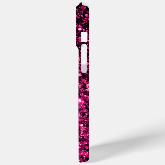 Coques Case-Mate iPhone Faux parties scintillant roses chaudes scintille v (Verso / Gauche)