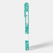 Coques Case-Mate iPhone Faux Parties scintillant Turquoise Ressemblent Ave (Verso / Gauche)