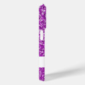 Coques Case-Mate iPhone Faux Purple Parties scintillant Motif ressemblant  (Verso / Droite)