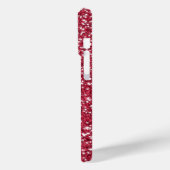 Coques Case-Mate iPhone Faux Red Parties scintillant Motif (Verso / Gauche)