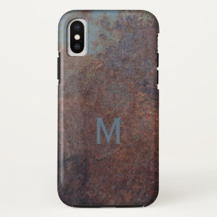 Case-Mate iPhone Case Faux Rusty Metal personnalisées monogrammes de tél