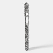 Coques Case-Mate iPhone Faux Silver Parties scintillant Texture Look & Cus (Verso / Gauche)