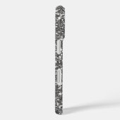 Coques Case-Mate iPhone Faux Silver Parties scintillant Texture Look & Cus (Verso / Droite)