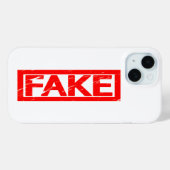Coques Case-Mate iPhone Faux timbre (Verso (horizontal))