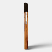 Coques Case-Mate iPhone Faux Zebra Wood Grain Personnalisé (Verso / Gauche)