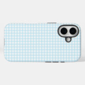 Coques Case-Mate iPhone Faye et Lauren Blue En vichy (Verso (horizontal))
