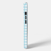 Coques Case-Mate iPhone Faye et Lauren En vichy bleu doux (Verso / Gauche)