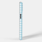Coques Case-Mate iPhone Faye et Lauren Gingham Bleu Clair (Verso / Droite)