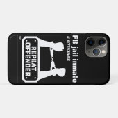 Coques Case-Mate iPhone "FB JAIL INMATE" drôle de détenu (Dos (Horizontal))