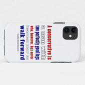Coques Case-Mate iPhone FDR définit les conservateurs sombres (Dos (Horizontal))