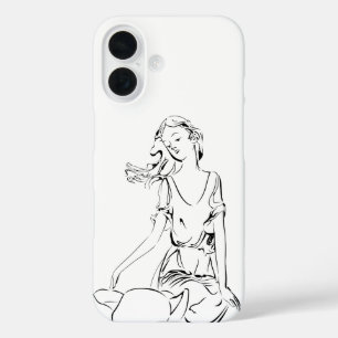 Coques iPhone 16 Fée assise...