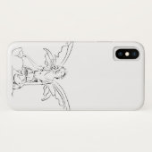Coques Case-Mate iPhone Fée assise avec des ailes... (Dos (Horizontal))