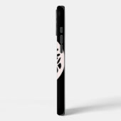 Coques Case-Mate iPhone Fée blanche sur Arrière - plan noir (Verso / Gauche)