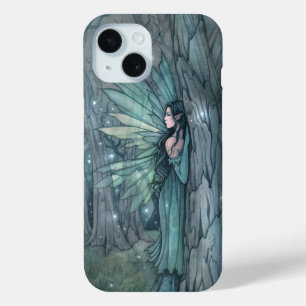 Coque Pour iPhone 15 Fée de la forêt sombre Fantastique Illustrations M