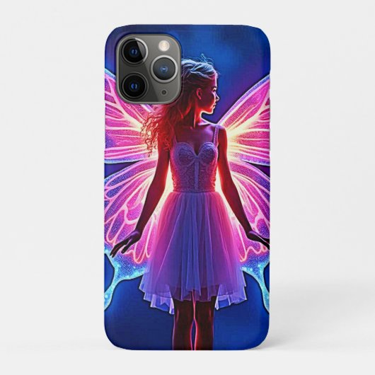 Coques Case-Mate iPhone Fée de papillon mystique éclatante (Dos)