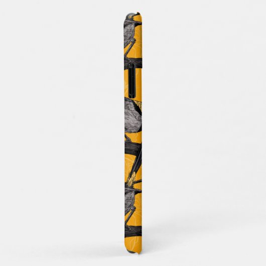 Coques Case-Mate iPhone Fée en jaune (Dos/Droite)