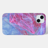 Coques Case-Mate iPhone Fée Gâcheuse - Enchantant Abstrait En Rose Et Bleu (Verso (horizontal))