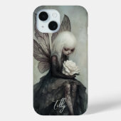 Coques Case-Mate iPhone Fée gothique & Rose blanche | Imaginaire foncé per (Verso)