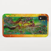 Coques Case-Mate iPhone FÉE VERTE AU CLAIR DE LUNE fantaisie (Dos (Horizontal))