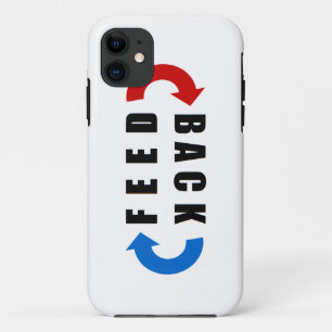 Case-Mate iPhone Case Feed back red and blue