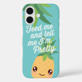 Coques Case-Mate iPhone Feed Me & Tell Me I'm Joty | Ananas mignon (Verso)