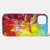 Coques Case-Mate iPhone FÉERIES DE DAWN / Fleur Fée, Rose Jaune (Verso (horizontal))