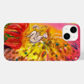 Coques Case-Mate iPhone FÉERIES DE DAWN / Fleur Fée, Rose Jaune (Verso (horizontal))