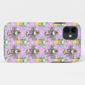 Coques Case-Mate iPhone Fées mignonnes et étoiles et lunes Motif (Dos (Horizontal))