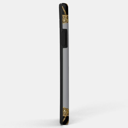 Coques Case-Mate iPhone Felicette Bleu Chic French Kitty Monogramme (Dos/Droite)