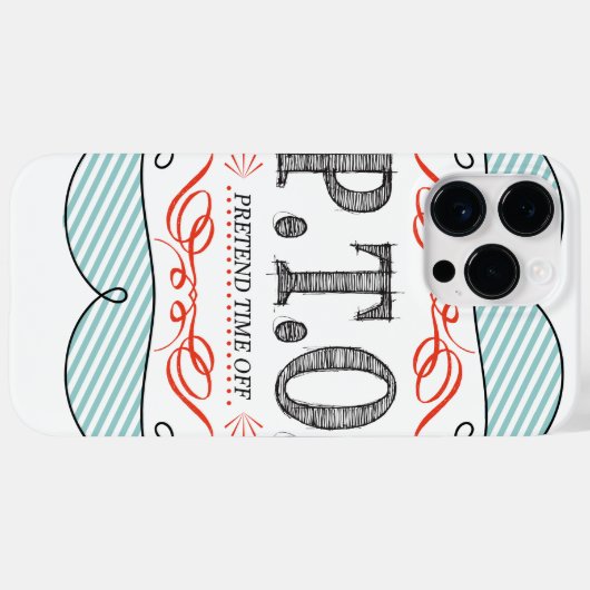 Coques Case-Mate iPhone Félicitations amusantes pour faire semblant d'être (Verso (horizontal))