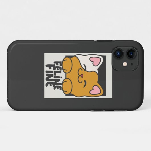 Coques Case-Mate iPhone Feline fin (Dos (Horizontal))