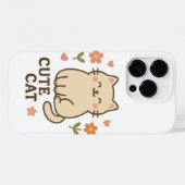 Coques Case-Mate iPhone Feline in Bloom (Verso (horizontal))