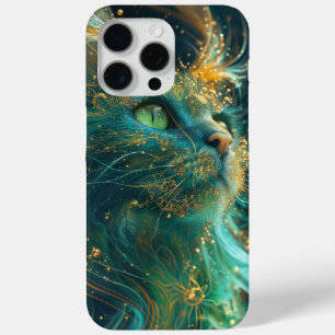 Coque iPhone 15 Pro Max Feline mystique