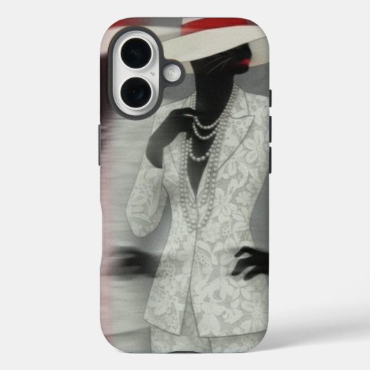 Coques Case-Mate iPhone Feline persona Lady Phone Case (Verso)