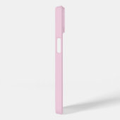 Coques Case-Mate iPhone Feminine Pastel Rose avec Script Nom personnalisé (Verso / Droite)