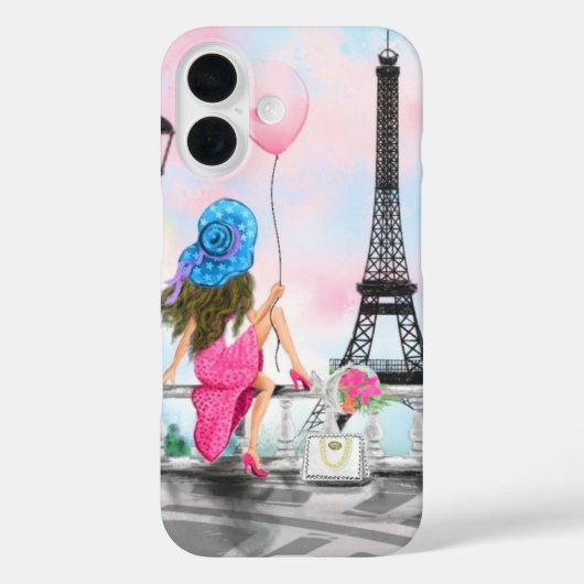 Coques Case-Mate iPhone Femme À Paris Tour Eiffel (Verso)